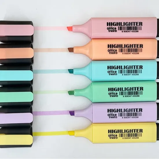 New Style Capsule Shape Highlighter for Office