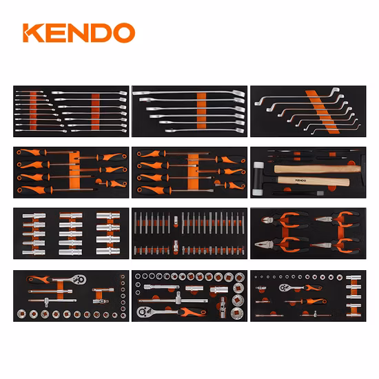 Kendo 179PC 7 Drawer Cabinet Tool Set a Perfect Gift for Hobbyists and DIY Workers